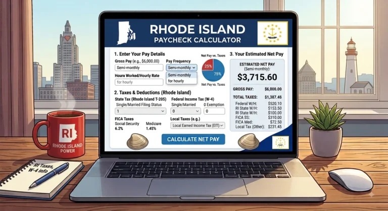 Rhode Island Paycheck Calculator​ Guide