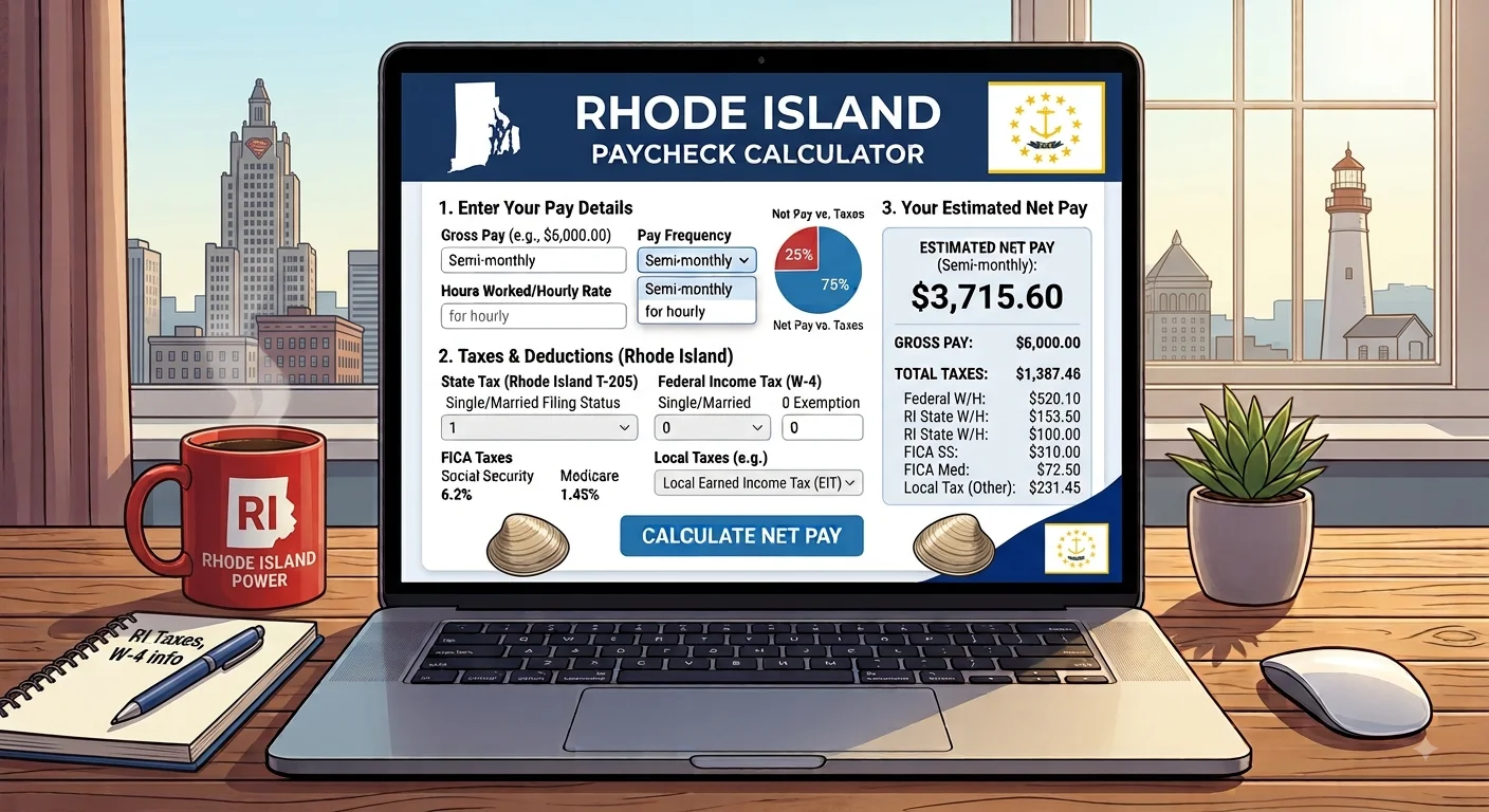 rhode island paycheck calculator​